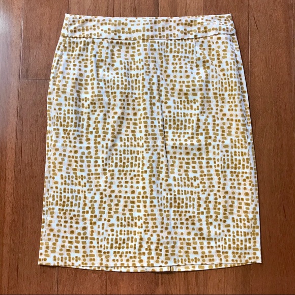 J. Crew Patterned Abstract Dot Skirt - Picture 1 of 3